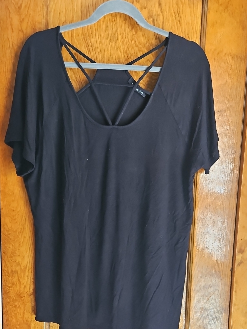 Hippic Chic - Black Women's Strappy Back Tee -